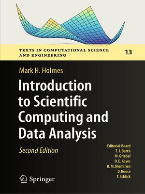cover image of Introduction to Scientific Computing and Data Analysis
